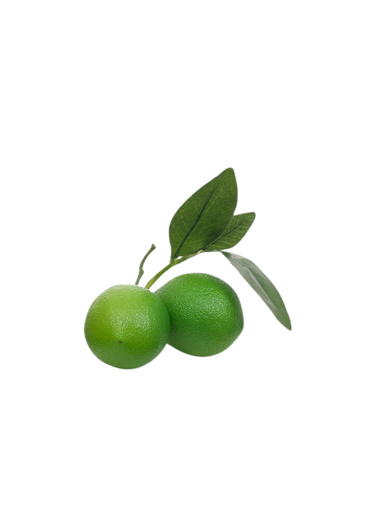 fruit lime cluster w/leaf