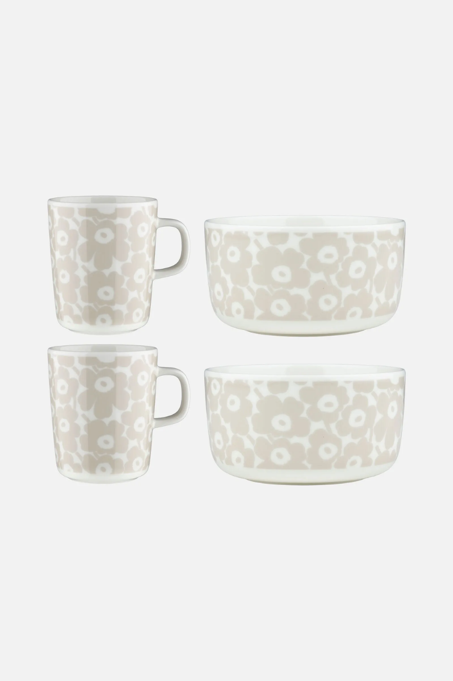 Oiva / Pikkuinen Unikko Breakfast Set