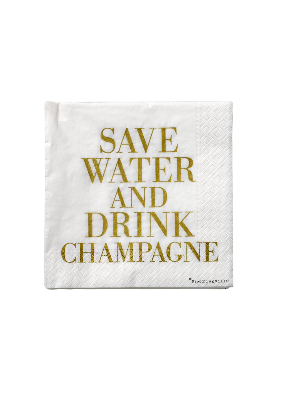 drink champagne napkin