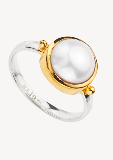 garland pearl ring - small