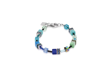 Geo Cube Bright Blue Bracelet