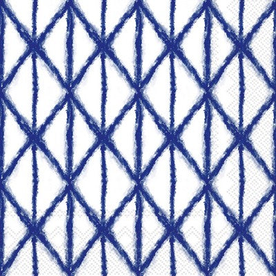 shibori blue napkins